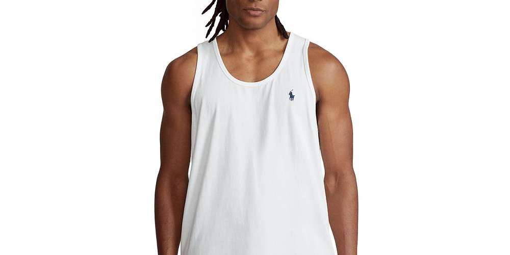 Regata Polo Ralph Lauren Masculina Lavada Branca Tamanho G