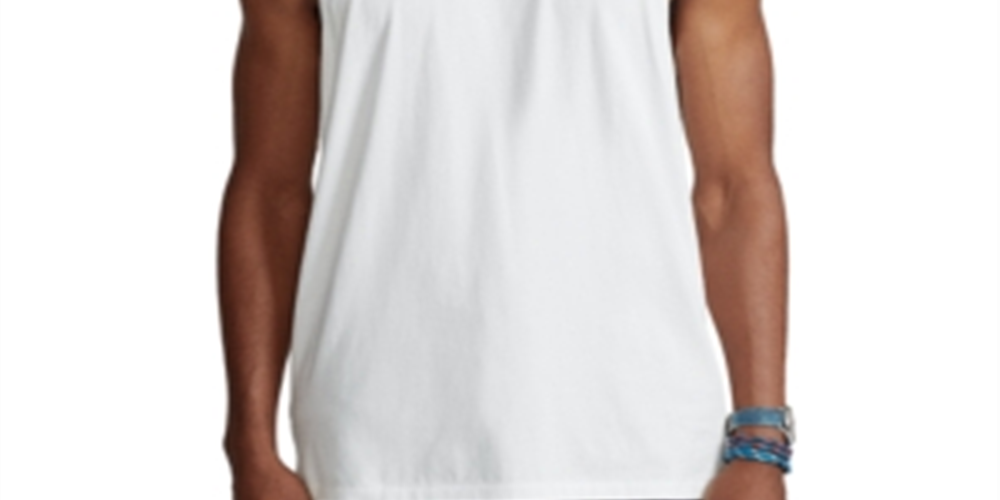 Regata Polo Ralph Lauren Masculina Lavada Branca Tamanho G