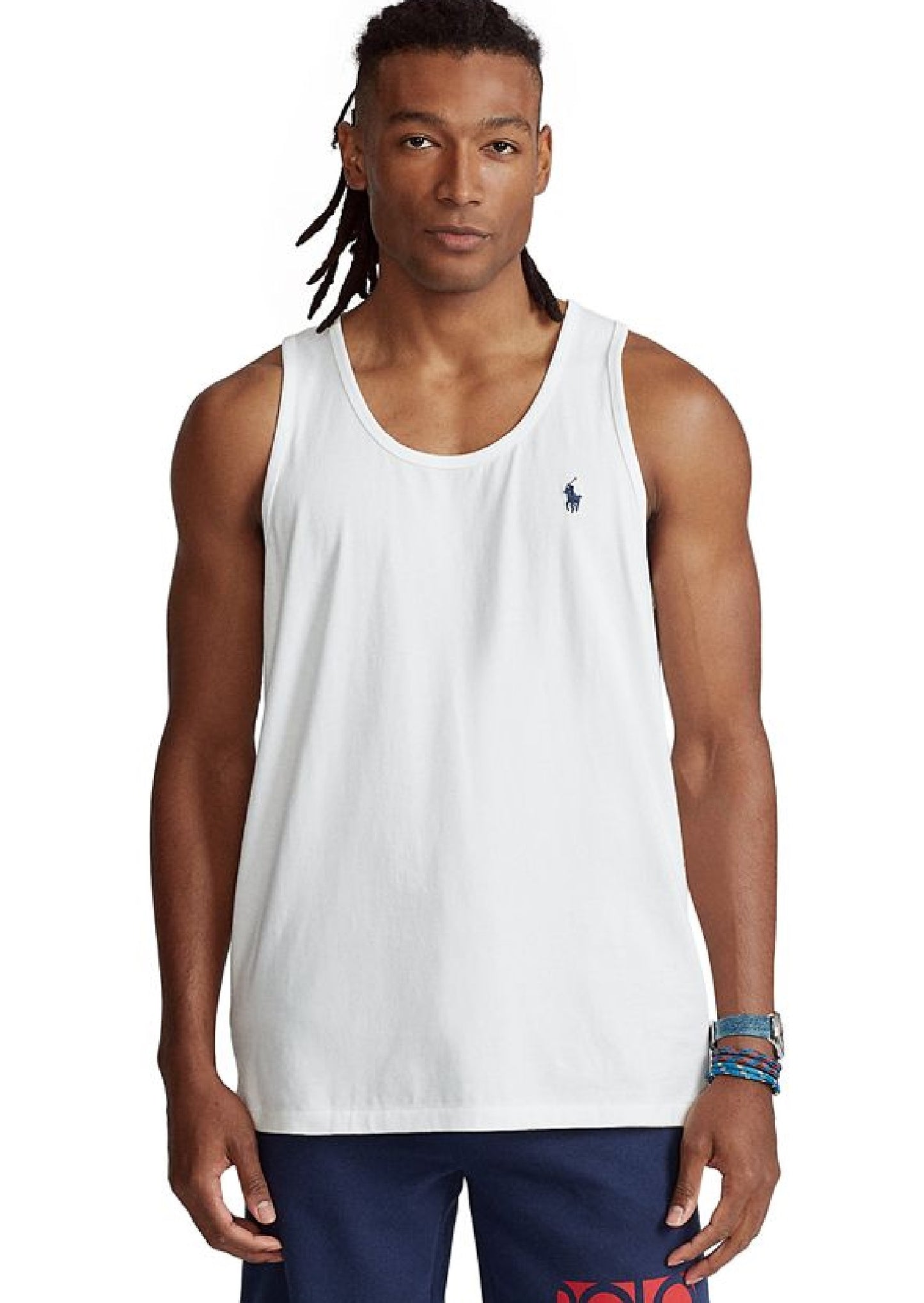 Regata Polo Ralph Lauren Masculina Lavada Branca Tamanho P
