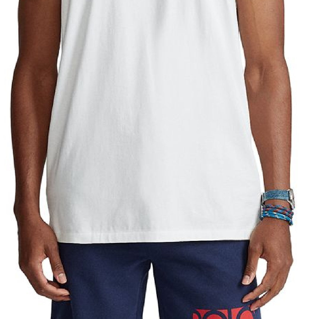 Regata Polo Ralph Lauren Masculina Lavada Branca Tamanho P