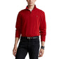 Polo Ralph Lauren Masculino Estate Rib Quarter Zip Pullover Vermelho Tamanho Grande