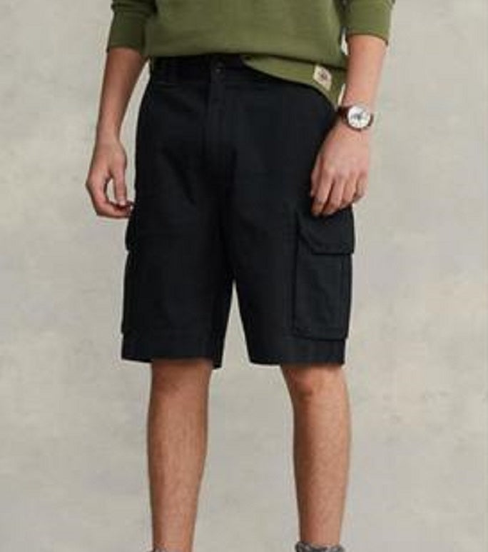 Polo Ralph Lauren Masculino 1Relaxed Fit Twill Cargo Short Preto Tamanho 38