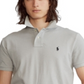 Camisa polo masculina Polo Ralph Lauren Classic Fit Mesh cinza