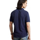 Camisa polo masculina Polo Ralph Lauren Classic Fit Flag Mesh Azul Tamanho X-G
