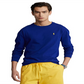 Camiseta Polo Ralph Lauren Masculina Classic Fit Polo Pony Jersey Azul Tamanho XX-G