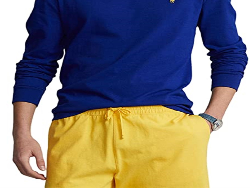 Camiseta Polo Ralph Lauren Masculina Classic Fit Polo Pony Jersey Azul Tamanho XX-G