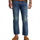 Calça jeans masculina Polo Ralph Lauren Slim Straight, azul, tamanho 33x32
