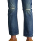 Calça jeans masculina Polo Ralph Lauren Varick Slim Straight Azul Tamanho 38X30