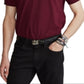 Camisa polo masculina de malha Polo Ralph Lauren vermelha, tamanho médio