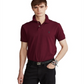 Camisa polo masculina de malha Polo Ralph Lauren vermelha, tamanho médio