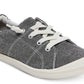 Tênis Madden Girl Baailey feminino com cadarço, cinza, tamanho 7,5 m
