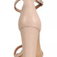 Sandálias femininas Madden Girl Bella de duas peças com salto bloco, rosa, tamanho 8 M