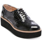 Madden Girl Feminino Com Cadarço Fashion Cutesy Cano Baixo Preto Tamanho 8