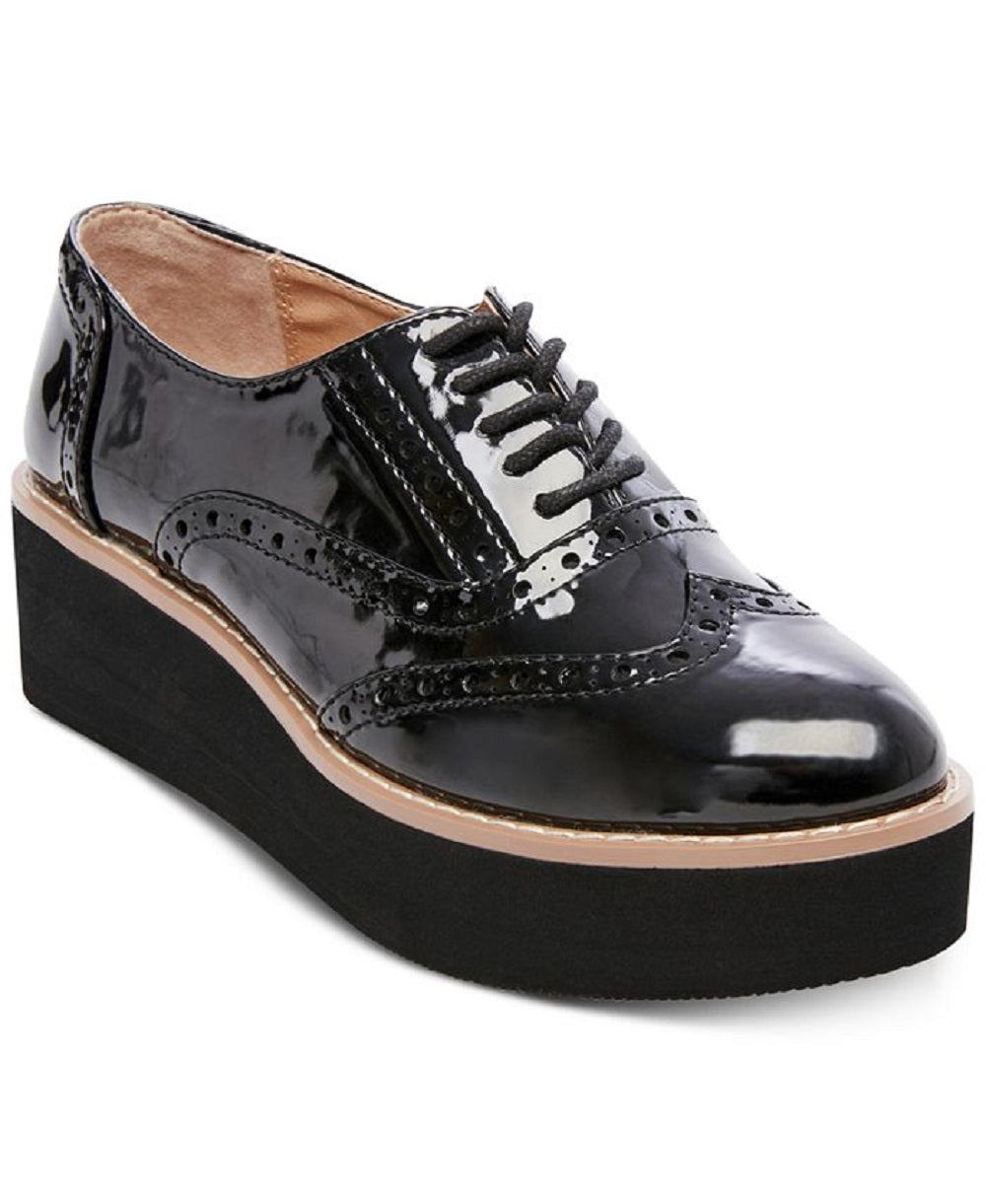 Madden Girl Feminino Com Cadarço Fashion Cutesy Cano Baixo Preto Tamanho 8