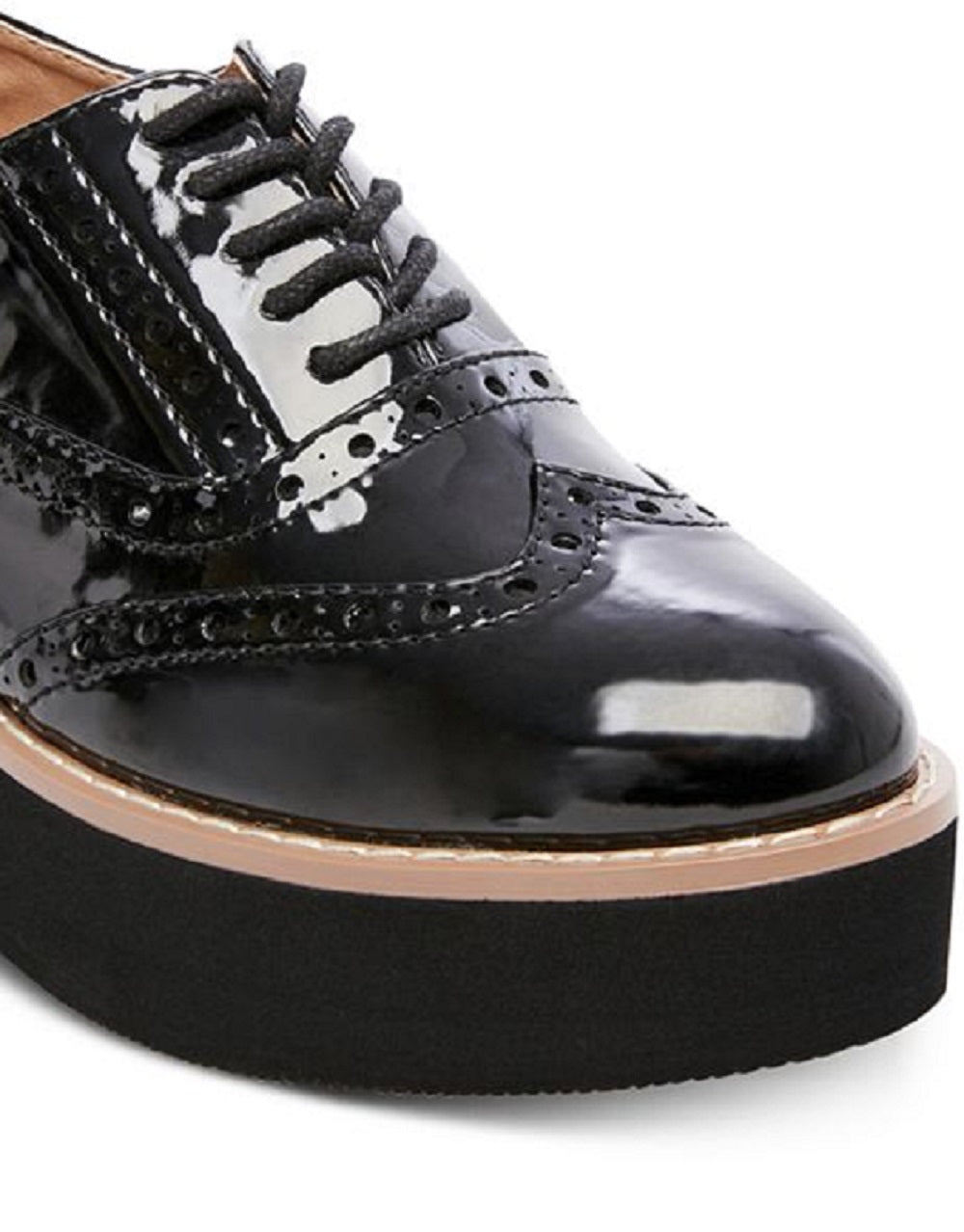 Madden Girl Feminino Com Cadarço Fashion Cutesy Cano Baixo Preto Tamanho 8