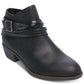 Botas femininas Madden Girl Barty pretas tamanho 8,5 M