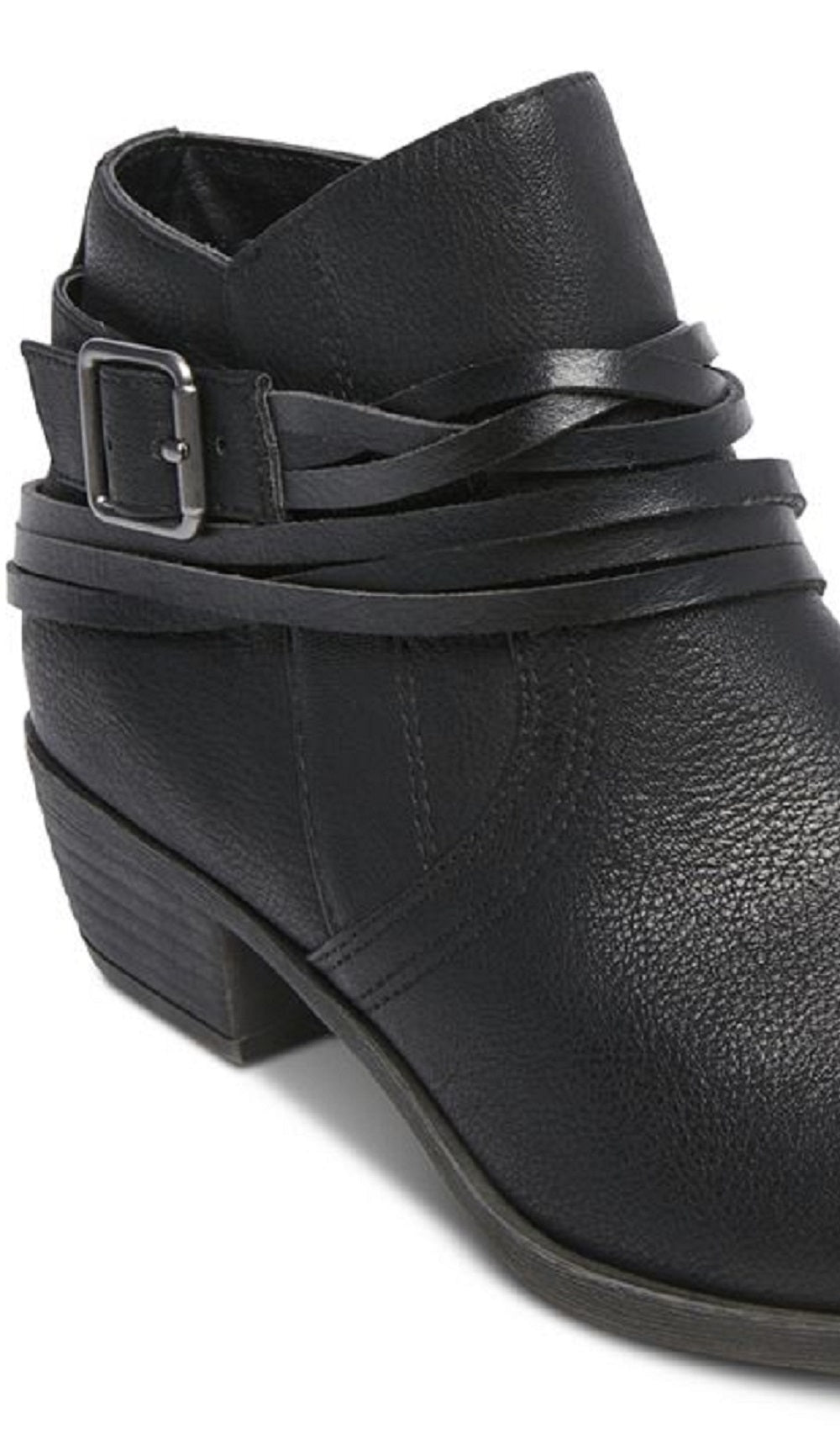 Botas femininas Madden Girl Barty pretas tamanho 8,5 M