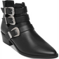 Madden Girl Cecilyy Couro Feminino Bico Fino Tornozelo Preto Tamanho 7 M