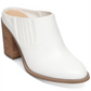 Mulas femininas Madden Girl Maggie Western, brancas, tamanho 11 M