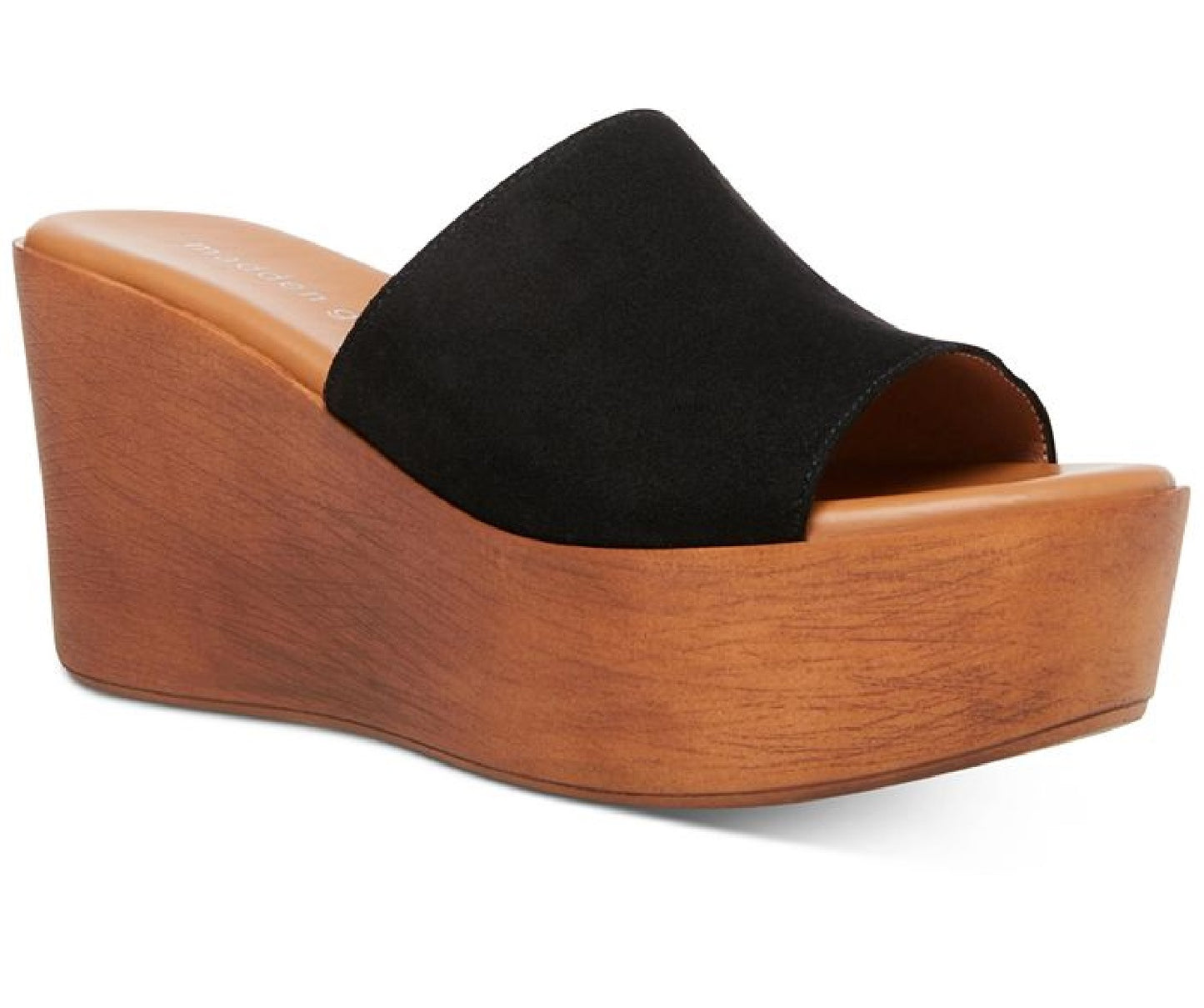 Madden Girl Karmen Flatform Wedges Feminino Preto Tamanho 7,5 M