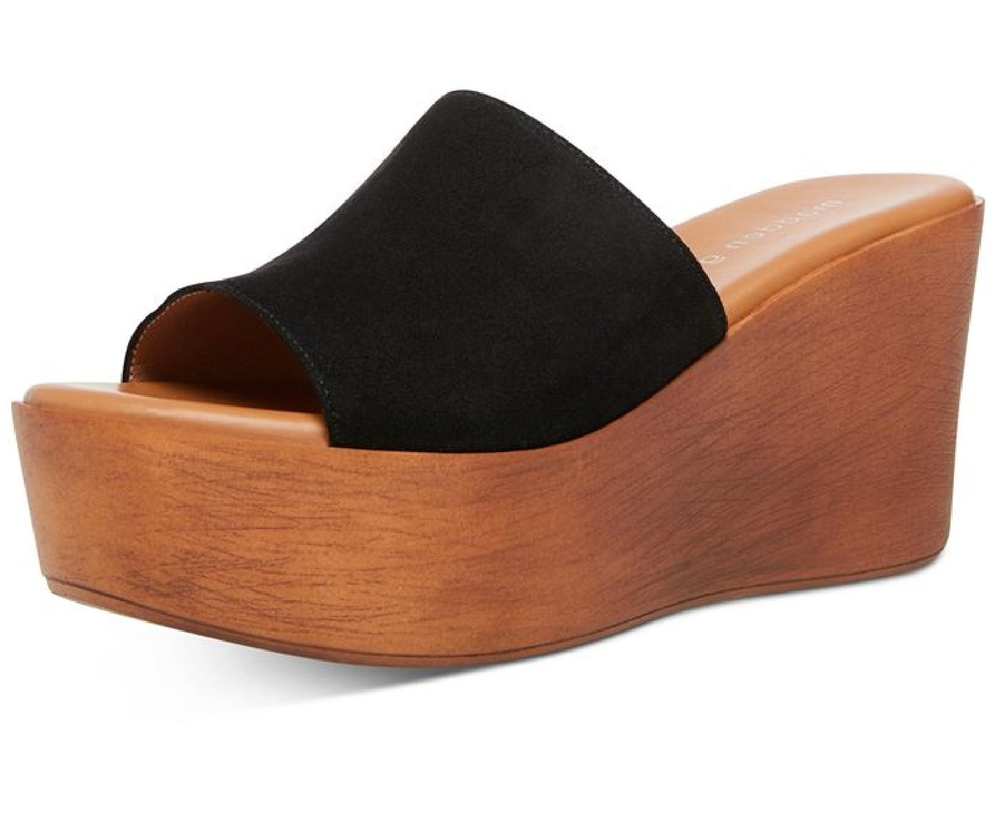 Madden Girl Karmen Flatform Wedges Feminino Preto Tamanho 7,5 M