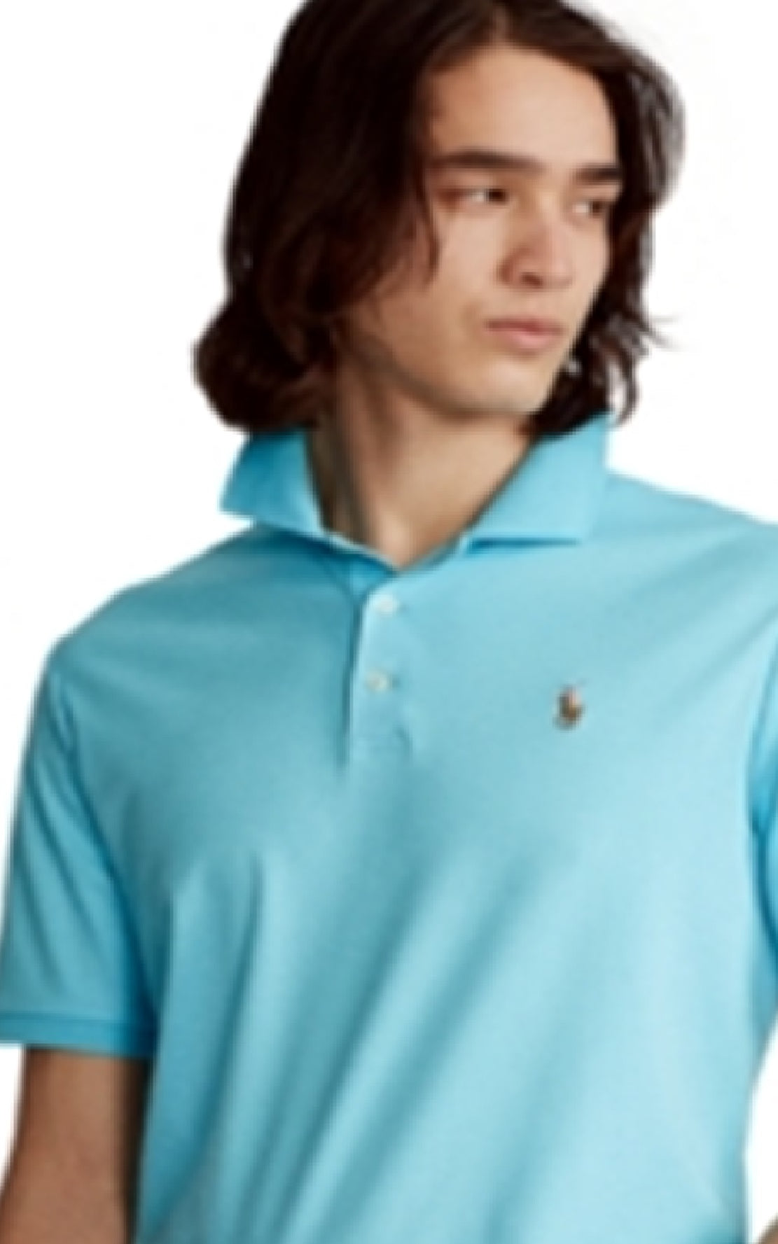 Camiseta Polo Ralph Lauren Masculina Classic Fit Tall And Big Azul Tamanho XX-G