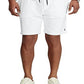 Shorts Polo Ralph Lauren Terry Masculino com Cordão, Branco, Tamanho Médio