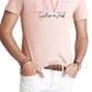 Camiseta Polo Ralph Lauren Masculina Manga Curta Rosa Pony Love Rosa Tamanho P