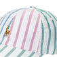 Boné Polo Ralph Lauren Masculino Listrado Algodão Oxford Branco Tamanho Regular