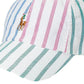 Boné Polo Ralph Lauren Masculino Listrado Algodão Oxford Branco Tamanho Regular