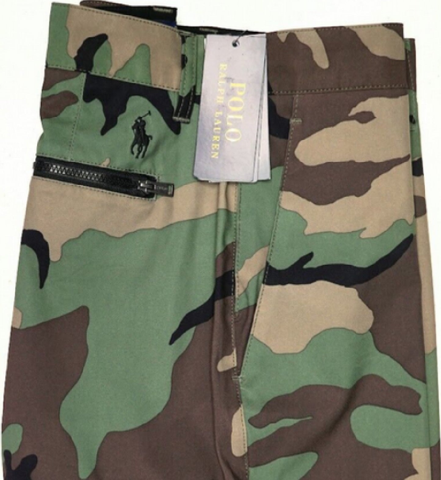 Polo Ralph Lauren Camo All Day Beach Shorts Masculino Verde Tamanho 42
