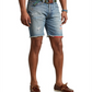 Shorts jeans masculino Polo Ralph Lauren Classic Fit Cut Off Azul Tamanho 36