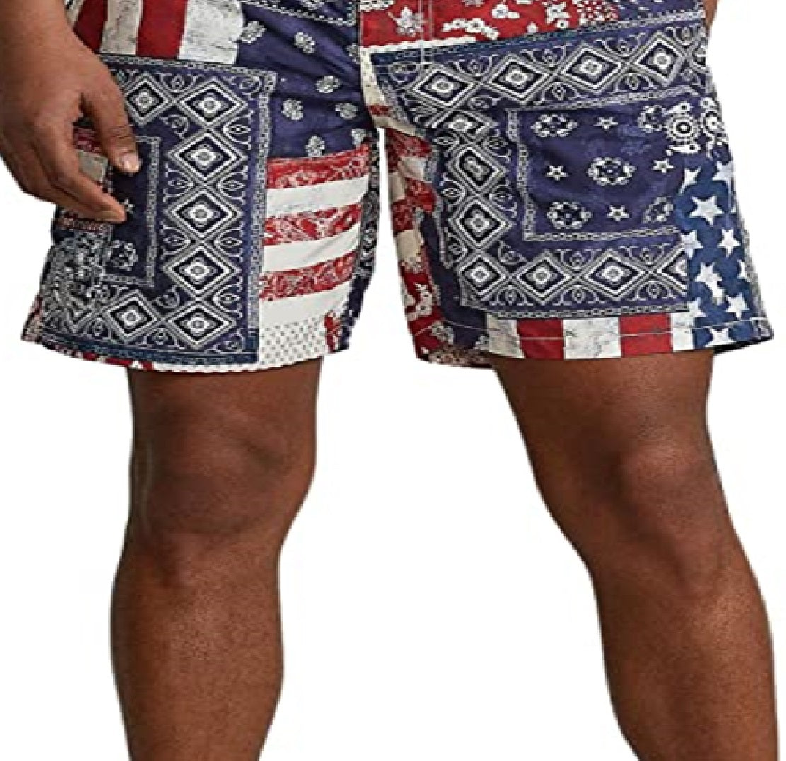 Calção de banho masculino Polo Ralph Lauren Classic Fit, tamanhos variados, grande