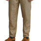 Calça Polo Prepster Slim Tailored Fit Masculina Polo Ralph Lauren Marrom Tamanho Médio