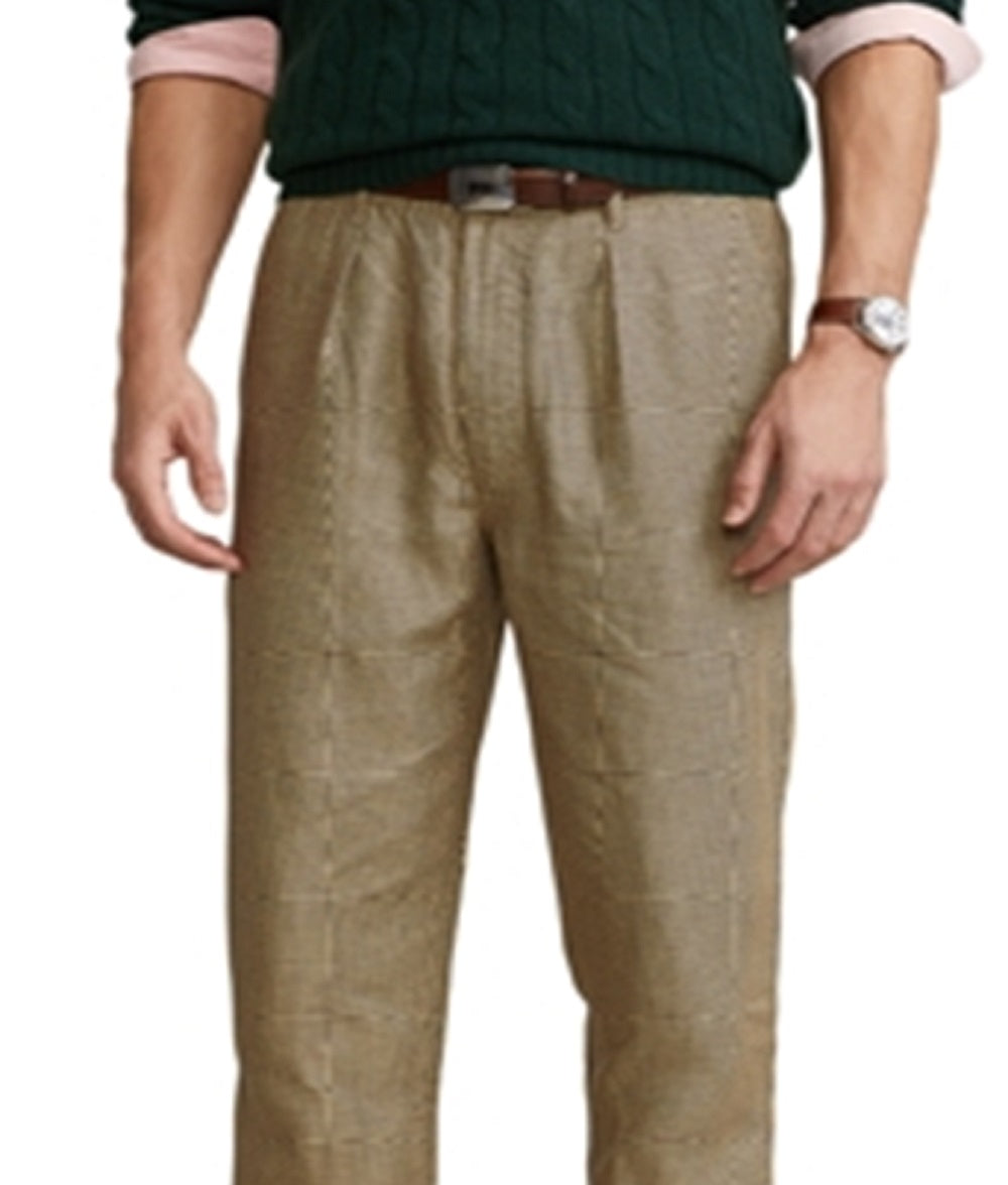 Calça Polo Prepster Slim Tailored Fit Masculina Polo Ralph Lauren Marrom Tamanho P