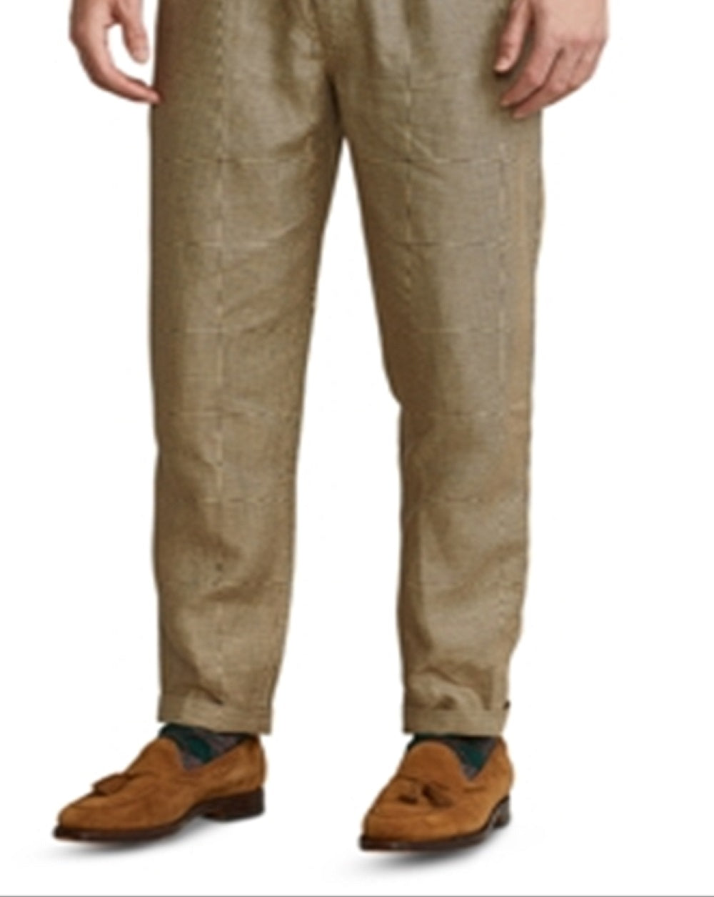 Calça Polo Prepster Slim Tailored Fit Masculina Polo Ralph Lauren Marrom Tamanho P