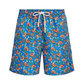 Calção de banho masculino Polo Ralph Lauren Traveler Floral em poliéster reciclado, azul, tamanho pequeno