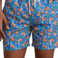 Calção de banho Ralph Lauren Traveler Floral em poliéster reciclado, tamanho extragrande, azul, masculino