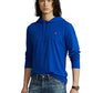 Camiseta Polo Ralph Lauren Masculina com Capuz Azul Tamanho P