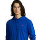 Camiseta Polo Ralph Lauren Masculina com Capuz Azul Tamanho P