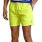 Calção de banho Polo Ralph Lauren Traveler Classic masculino, amarelo, tamanho médio