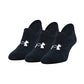 Under Armour Essential Ultra Low Tab Masculino 3 Pares Meias Pretas Tamanho 6-9