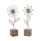 Metal Floral Decor (Set of 2)