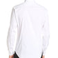 Camisa masculina Sylvain Wealth da Theory, branca, tamanho médio