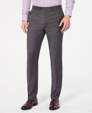 Calça social Calvin Klein Slim Fit Performance Stretch resistente a rugas, tamanho 30x30, cinza, masculina