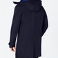 Capa de chuva Tommy Hilfiger Wolf Modern Fit com capuz azul, tamanho 48, masculina