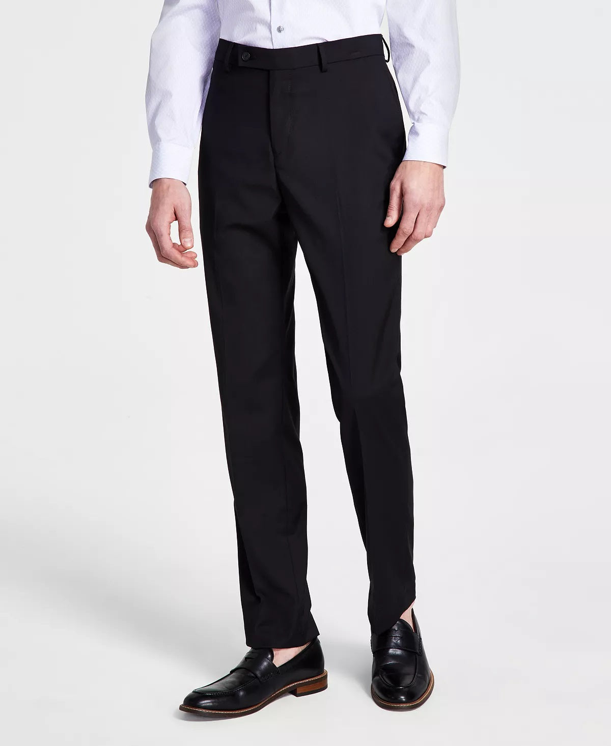 Calça social slim fit masculina Calvin Klein preta tamanho 46x30
