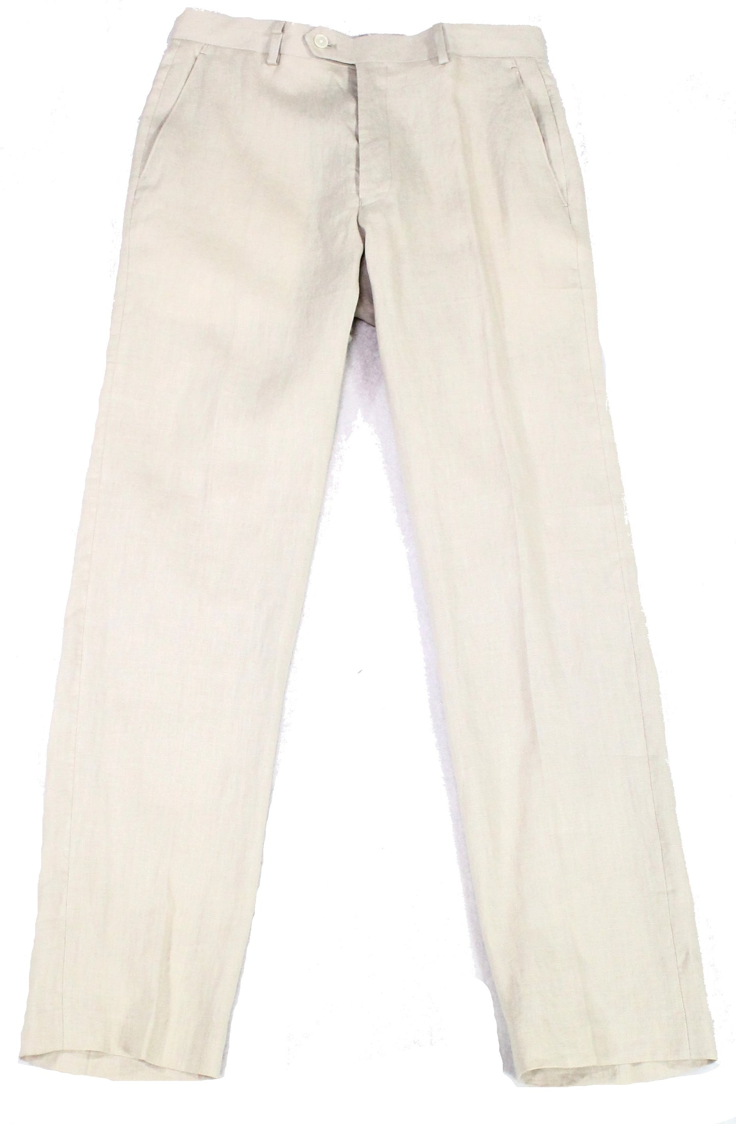 Terno de linho Ralph Lauren masculino, bege, liso, calças separadas, marrom, tamanho 30x32