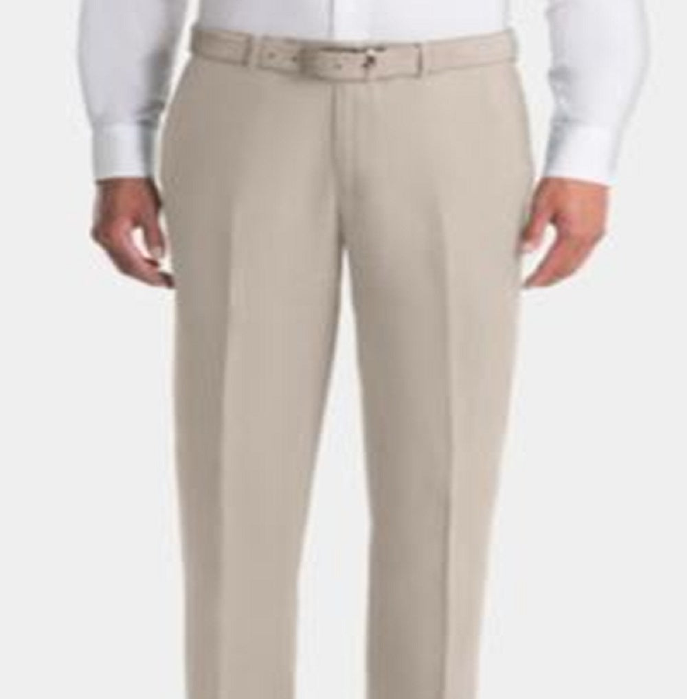 Terno de linho Ralph Lauren masculino, bege, liso, calças separadas, marrom, tamanho 40x29