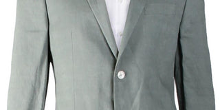 Ralph Lauren Masculino UltraFlex Classic Fit Sage Linen Sport Coat Verde Tamanho 46